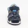 Sevimli Kartal Yaz Boys Ortopedi Sandalet PU Deri Toddler Çocuk Ayakkabı Erkekler için Kapalı Ayak Tip Bebek Düz Ayakkabı Boyutu 20-30 240311