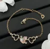 2024 Designer Classic Q brand hollow diamond-encrusted gourd dripping gold silver bracelet elegant and high quality Luxury JEWELRY for women gift party no box