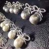 Stud Earrings Bowkont Design Baroque Pearl Natural Keshi Jewelry Handmade Lady Gifts