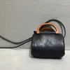 Borse da sera Pelle vintage Manico in legno Pelle di pecora conciata alle piante Mori fatta a mano Accessori per abbigliamento casual Borsa a tracolla da donna