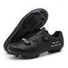 Cycling Shoes Unisex Self-locking Men Flat Sneakers Off-road Mountain Bicycle Racing Dirt Road Bike