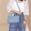 Diseñador Bottgss Ventss Cabat Bolsos de mano tejidos para mujer Bolso para mujer Nuevo Hombro simple y moderno Freque sensorial avanzado con logotipo real