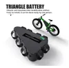 High Power 72V 3000W E Bike Triangle Battery 20AH 17.5AH UPP Batteri för 2000W Motor med laddare