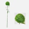 Flores decorativas 1pc dandelion escritório ramos artificiais arranjo de flores falso vegetação hastes folhas bolas decoração de natal diy