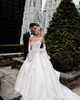 Line Elegant A Wedding Dress Strapless Detachable Sleeve Lace Applique Bridal Gown Robe Saudi Arabic Vestidos De Novia 326 pplique rabic