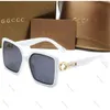 Luxus Gucchi Sonnenbrille Designer Frau Guccu Sonnenbrille Herren G G Sonnenbrille UV-Schutz Herren Brille Farbverlauf Metallscharnier Mode Damen Brille mit Box 328