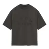 Diseñador de lujo ESS Classic Nueva letra de marca de moda de algodón puro American High Street Camiseta de manga corta informal de verano suelta para hombres y mujeres