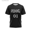 Men's T-Shirts Mens T-shirt 3d Personalized Printing T Summer Fashion Casual Short Slved Literary and Art Youth Art Harajuku Oversized Top Y240315