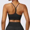 Lu Align Lemon Gym Back Sustainable Women Open Sports Fiess Yoga Top Sexy Medium Support Scoop Trainning Workout Vest Push Up Running Bra