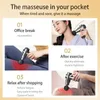 Mini Portable Fascia Gun Electric Massage Massager For Body Neck Back Deep Tissue Muscle Relaxation Fitness 240229