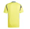 Suède Soccer Jersey 2024 Équipe nationale suédoise Home Away Ibrahimovic Football Shirts Kit Isak Kulusevski Larsson Forsberg Gyokerres