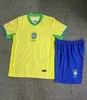 2024 Brasilsfotbollströjor 22/23/24 Casemiro L.Paqueta Richarlison Neymar Shirt Raphinha G.Jesus Vini Jr Rodrygo Kid Kit Football Uniforms Player Version Version