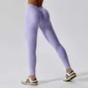 Lu Pant Align Lemon Cationic Butt Scrunch CUTIES Dyed Lifting Gym Leggings V Back High Waist Yoga Fiess Pant Push Up Compression Workout Le