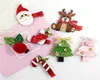 Boutique 40 Stück modische, niedliche Glitzer-Weihnachts-Haarnadeln, solides Rentier, Weihnachtsmann, Holly-Blatt, Zuckerstange, Baum, Haarspangen, Prinzessin, Party, Headwa2211811