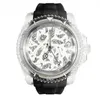 Montres-bracelets Transparent Silicone Noir Montre Dream Catcher Plume Hommes Et Femmes Montres Mode Quartz Poignet