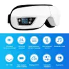 6D Airbag Pressoterapy Eyes Massager Vibrator Uppvärmning Bluetooth Musik lindrar trötthet Electric Smart Spa Mask Sleep Instrument 240309