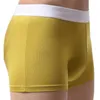 Underbyxor herrar långa boxare shorts män underkläder set mens modala trosor sexiga u konvex manlig solid man trosor homme boxershorts