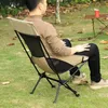 Camp Furniture Portable Ultralight Outdoor Folding Camping Chair Moon Chairs High Load Travel Beach Hiking Picnic BBQ Seat Fishing Tools YQ240315