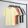 Dimma t skjortor amerikanska high street par 22 dubbel tråd 1977 avslappnad kort ärm essentiasl trendig t-shirt