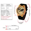 Horloges Heren Bamboe Horloge Patroon Display Mode Heren Lederen Quartz Horloge Cool Natuurlijke Klok Cadeau voor man