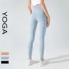 AL Pantaloni da yoga Cura della pelle Sensazione di nudo Afferrare l'abbigliamento da yoga con vita alta e sollevamento dell'anca Pantaloni da fitness Leggings da allenamento attillati