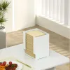 Bins Korea Ramen Aufbewahrungsbox Küche Instant Noodle Cup Tissue Storage Bins Gesichtsmaske Aufbewahrungsbox Multifunktion Tabletop Organizer