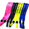 100 Pieces Cloth Event Wristbands Color Social Distancing Custom Bracelets for Wedding Party 240301