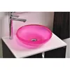 أحواض الحمام راتنجات جولة كونترتوب بالوعة ملونة صفيحة واشباسين السطح الصلب وعاء الوعاء RS38278 إسقاط التسليم GA DHZ6H