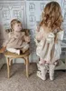 Ins Baby Girls Big Bow Velvet Rompers Summer Infant Gaza Długotropijka Koszyk maluch dzieci 1. urodziny Ubranie księżniczki A69328297859