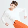 Stage Wear 2024 Men Latin Dance Tops Loose Long Sleeve Shirt Modern Dancing Teacher Practice Clothes Dancewear