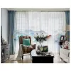 Curtains Modern New Chinese Ink Landscape Painting Tulle Curtains for Living Room Study Highend Bedroom Famous Hotel Tulle Curtain