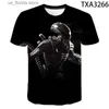 T-shirts voor heren Alien Movie T-shirt Mannen Vrouwen Kinderen Strtwear T-shirt 3D Print T Mode Zomer Korte Slev Cool Tops Kleding Y240321