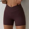 Lu Align Lemon V-Waist Pocket Pocked Hip Yoga Fiess Tight snabbtorkande Sport Shorts Butt Lift Scrunch Workout Leggings Jogger Gym Sport