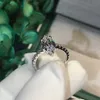 Solitaire Marquise coupé 2ct Lab Diamond Ring 925 en argent sterling Bijou Fiançailles Bagues de mariage pour femmes menl Party Jewelry227v