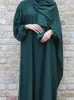 Z kapturem Abaya Jilbab dla kobiet Nida Ramadan muzułmańska hidżab długa sukienka modlitewna strój islamski Dubaj Turkish Modest Abayas 240222