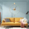 Wandklokken Hangende klok voor woonkamer Internet Beroemd Betaalbaar Luxe Ijzerkunstrestaurant Modieus en creatief