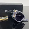 Faltbare Brillen-Sonnenbrille für Damen, Herren-Designer-Sonnenbrille, Herren-Blumenlinsen-Sonnenbrille mit Buchstaben, Designer-Sonnenbrille, Unisex-Reise-Sonnenbrille