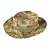 Baretten Zomer Outdoor Vissershoed Voor Mannen Zonbescherming Emmer Hoeden Golfpet Camo Visser Ademende Caps Camping Wandelen