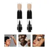 Makeup Borstes 2 PCS Portable Powder Brush Relable Travel Loose Pressed