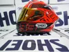 Full Yüz Shoei X14 X-Fourteen MM93 Marc Marcez Kırmızı Karınca Motosiklet Kask Anti-Fog Visor Adam Binicilik Araba Motokros Yarışı Motosiklet Kask