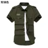 Wpadaj do Air Force One Summer Mens Shirt Short Rleeve Mens Military Shirt Mens Wear