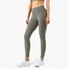 Lu Pant Align Lemon Yoga High Dames Premium Fiess-broek Heuptaszakken Grote maten Zachte legging Joggingbroek Fietsen Gym Activewear Jogger