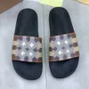 Sandálias xadrez vintage chinelos de luxo sapatos de designer clássico impressão mula chinelos casuais sapatos ao ar livre senhoras homens preto borracha plana verão praia chinelos 01