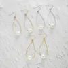 Boucles d'oreilles pendantes bijoux minimalistes MOMI perle goutte d'eau Aloha océan comme cadeau de plage pour fille