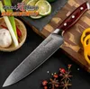 8 -calowy japoński nóż Damascus 67 Warstwy Pakka Pro Damascus Chef Knife VG10 Blade Damascus Kitche Kitchen Nóż z prezentem 4279395