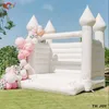 Atividades ao ar livre 13x13 pés inflável casamento salto branco casa festa de aniversário jumper castelo bouncy