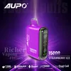 Vente en gros AUPO Digital Box 15K Puffbar 15000 Puffs Vapes jetables rechargeables 2% 15 ml 650 mAh Batterie rechargeable Vaper Sin Nicotine Vapers