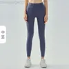 Desginer Lululemom Бюстгальтеры Lululemmon Тот же стиль Композитные повседневные боковые карманы с высокой талией Облегающие эластичные спортивные штаны для йоги