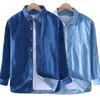Męskie koszule letnie dżinsowe kurtka koszuli łatwa do atrakcyjnego projektu na zakupy kempingowe spacery