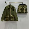 Spring Early New Product Army Green Triangle Workwear Style Nylon Waist Wrap Women S Wear